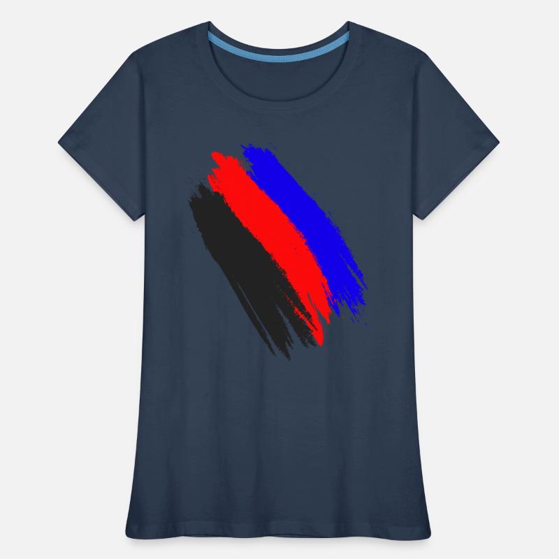 Drapeau polyamour Drapeau polyamour Pride Polyamour T-shirt bio Premium Femme