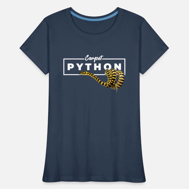 Carpet Python Geometric Reptile Owner Women's Premium Organic T-Shirt