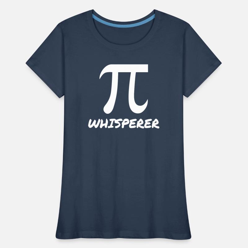 Math teacher Mathematician Pi Flüsterer Women's Premium Organic T-Shirt