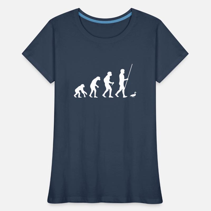 Duck Evolution Women's Premium Organic T-Shirt