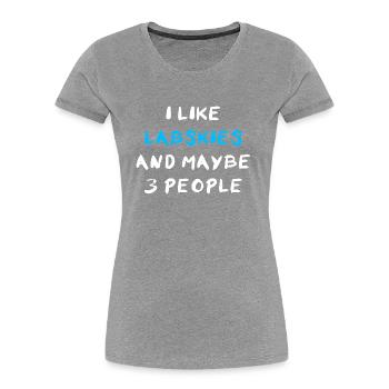 Labsky (en anglais seulement) - T-shirt bio Premium Femme - bleu marine - Devant - Mia (176cm)