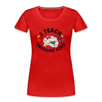 Special Education Teacher Sped Teacher Inclusion - Women's Premium Organic T-Shirt - navy - Front - Mia (176cm)