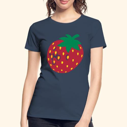 Erdbeere - Frauen Premium Bio T-Shirt