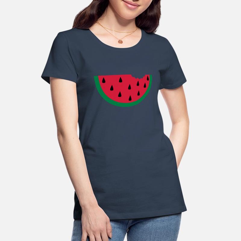 fruit pastèque pastèque T-shirt bio Premium Femme