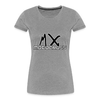 motocrossmx - Frauen Premium Bio T-Shirt - Navy - Vorne - Mia (176cm)