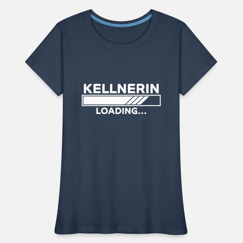Kellnerin Spruch Kellner Beruf Kellnerin Geschenk Frauen Premium Bio T-Shirt