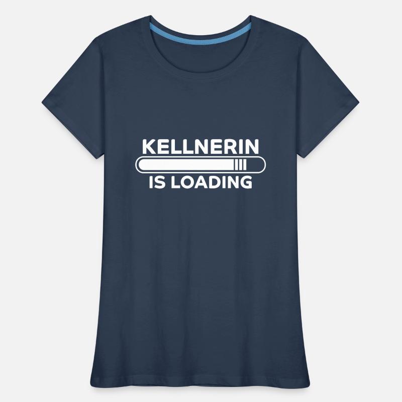Kellnerin Spruch Kellner Beruf Kellnerin Geschenk Frauen Premium Bio T-Shirt