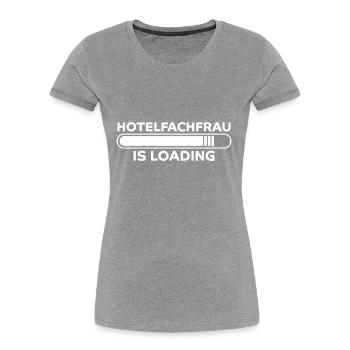 Hotelfachfrau Spruch Lustig Hotelfachfrau Geschenk - Frauen Premium Bio T-Shirt - Navy - Vorne - Mia (176cm)