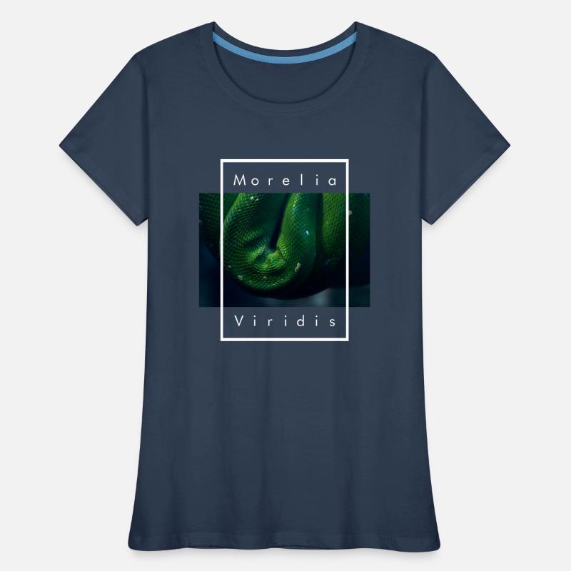 Green Tree Python Morelia Viridis Snake Women's Premium Organic T-Shirt