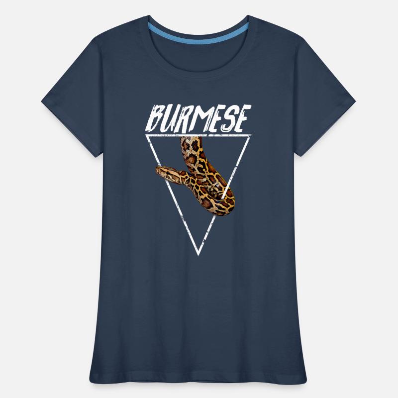 Propriétaire Python Birman Géométrique T-shirt bio Premium Femme