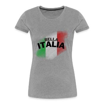 Bella Italia - Women's Premium Organic T-Shirt - navy - Front - Mia (176cm)