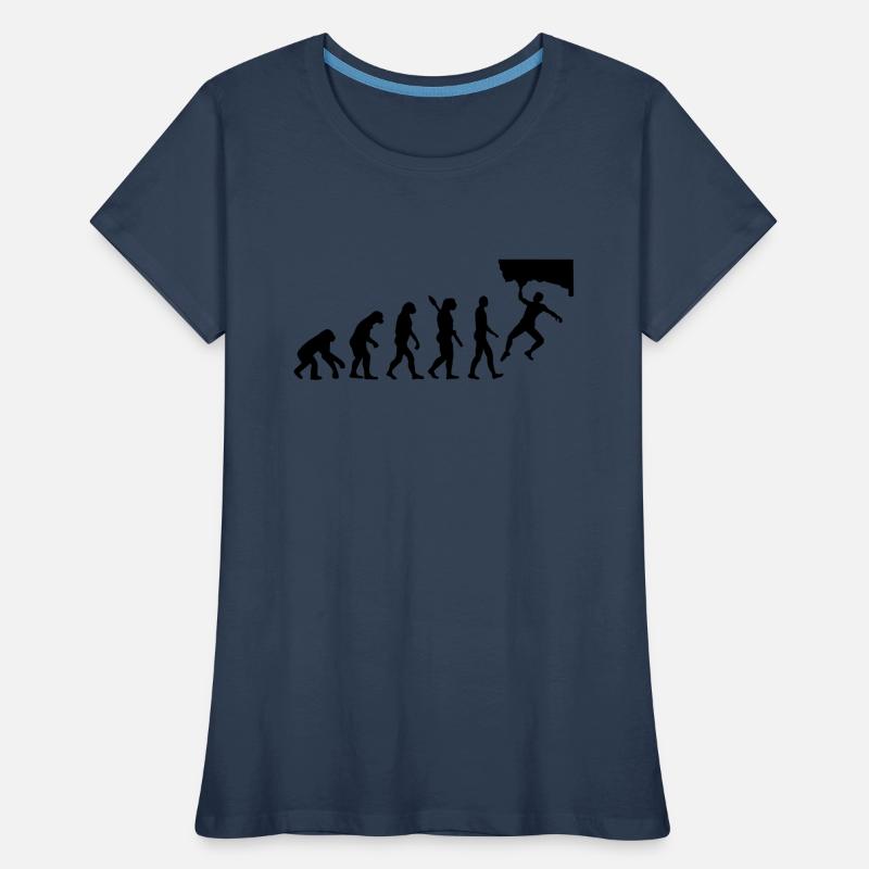 Evolution Bouldering T-shirt bio Premium Femme