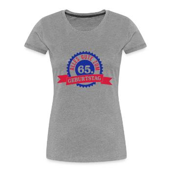 tout bon 65e 2c - T-shirt bio Premium Femme - bleu marine - Devant - Mia (176cm)
