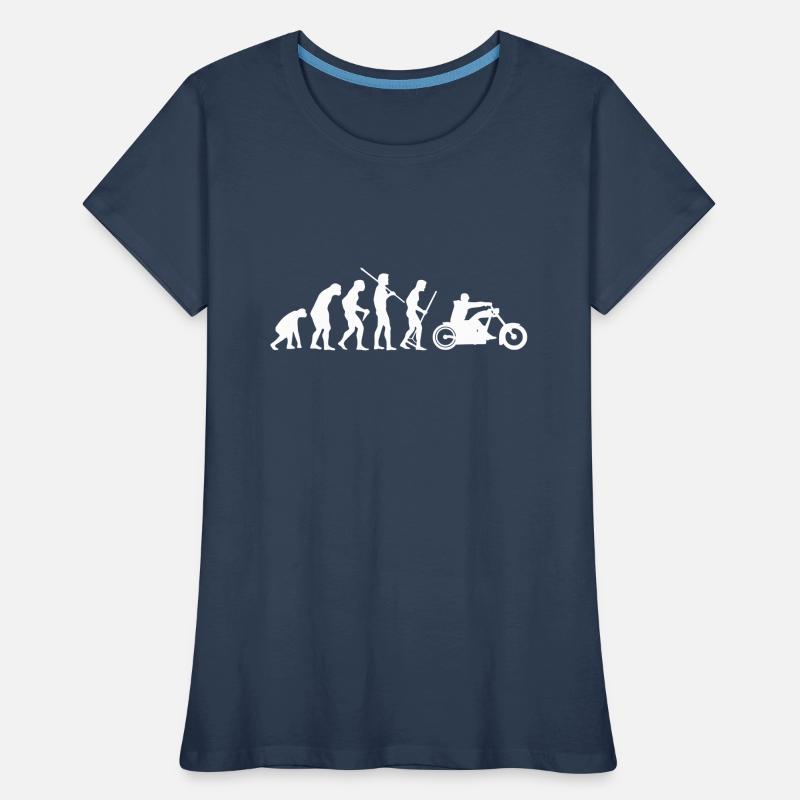 MOTORCYCLE EVOLUTION Women's Premium Organic T-Shirt