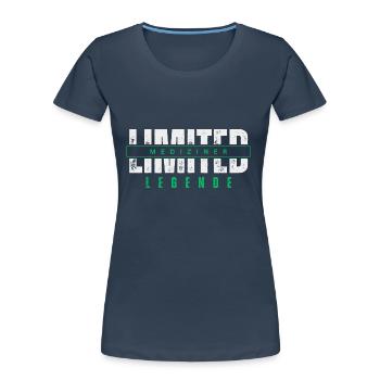 Limited Medical Legend. - Women's Premium Organic T-Shirt - navy - Front - Mia (176cm)
