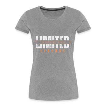 Légende limitée de l’inspecteur. - T-shirt bio Premium Femme - bleu marine - Devant - Mia (176cm)
