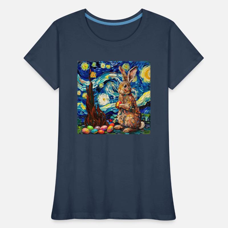 easter bunny, easter, bunny, happy easter, easter eggs Women's Premium Organic T-Shirt