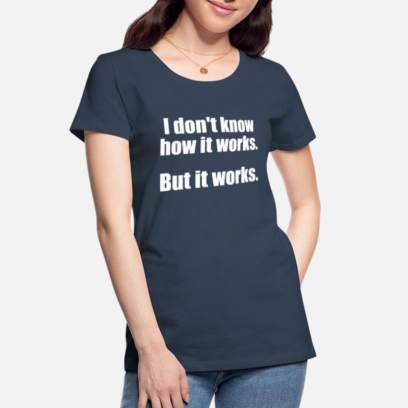 Programmierer, Software, Informatik, Developer Frauen Premium Bio T-Shirt