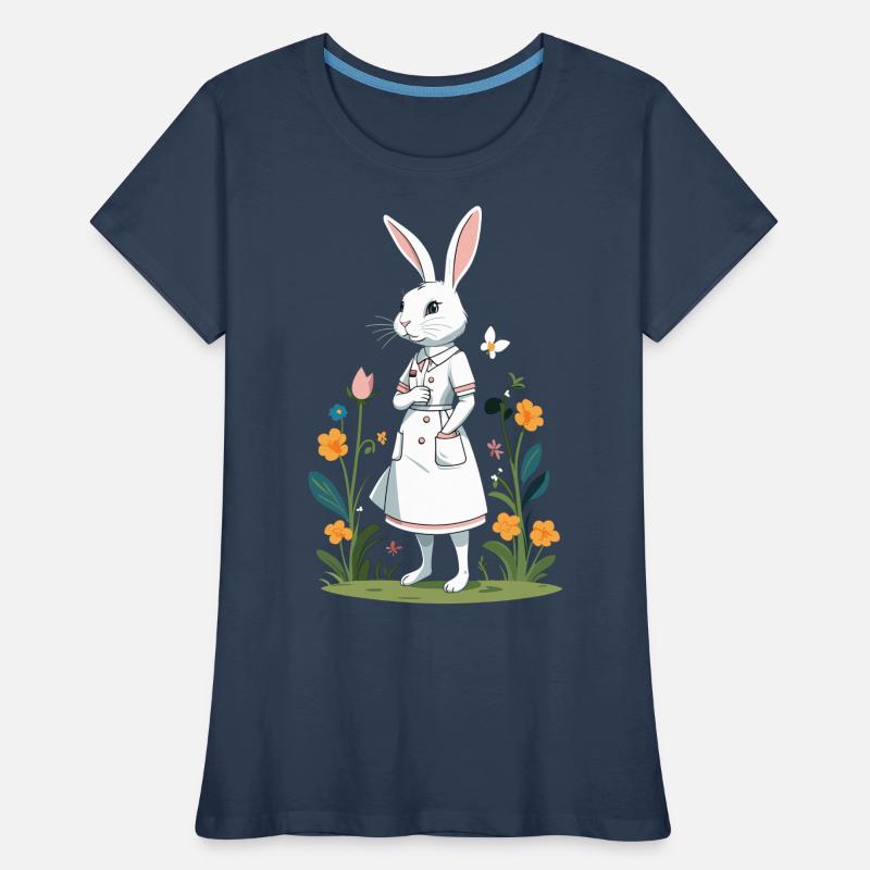 Nurse Bunny Easter Bunny Nurse Women's Premium Organic T-Shirt