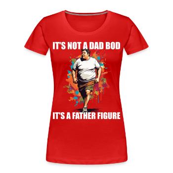 Humorvoller Vater Spruch Perfekter Style - Frauen Premium Bio T-Shirt - Navy - Vorne - Mia (176cm)
