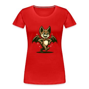 Funny Halloween Party Spooky Haunting Season - Women's Premium Organic T-Shirt - navy - Front - Mia (176cm)