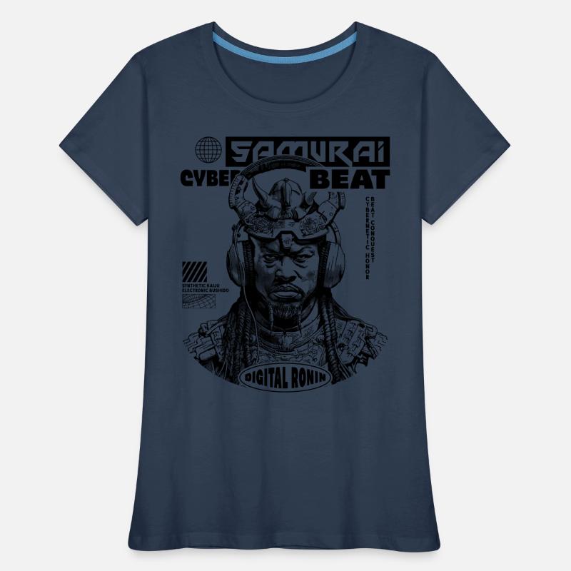 Chemise Tech Samurai Sci-Fi T-shirt bio Premium Femme