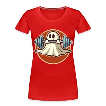 lasBodybuilding Gespenst Lustiger Fitnessstudio Ge - Frauen Premium Bio T-Shirt - Navy - Vorne - Mia (176cm)