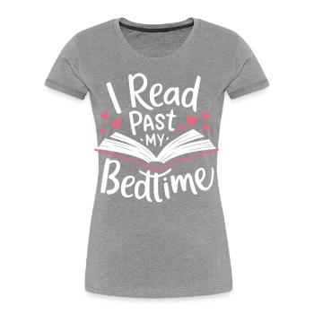 Livres Lecture de livres Bibliothèque Bibliothèque Rat de bibliothèque - T-shirt bio Premium Femme - bleu marine - Devant - Mia (176cm)