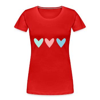 SAINT VALENTINE. bachelorette party. I LOVE YOU. I LOVE YOU. LOVE - Women's Premium Organic T-Shirt -  - Front - Mia (176cm)