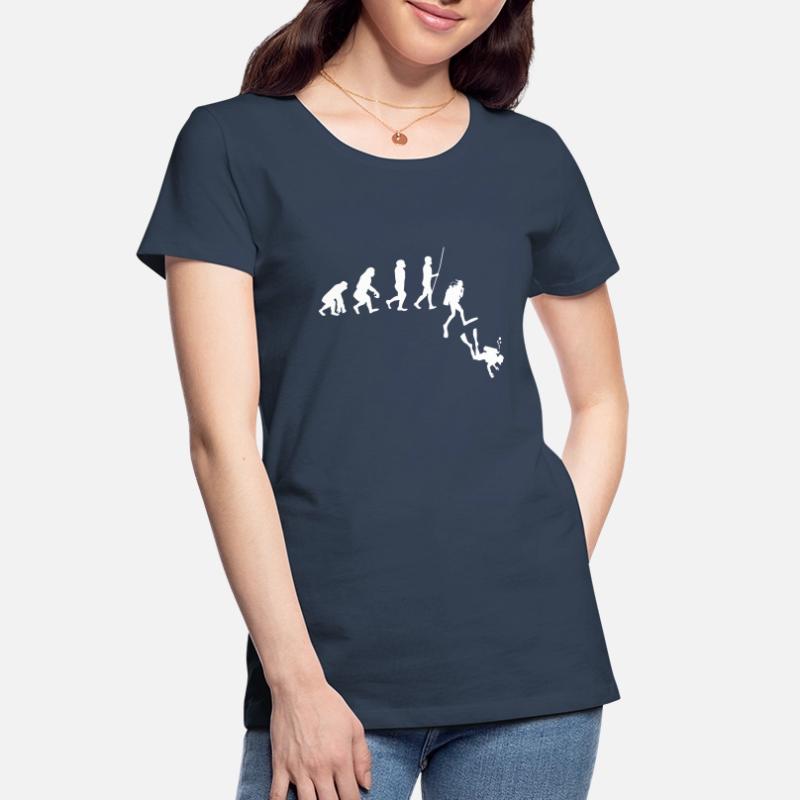 Diving Evolution | Evolution Women's Premium Organic T-Shirt