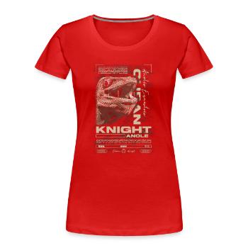 Cuban Knight Anole Reptile Keeper Lizard - Women's Premium Organic T-Shirt - navy - Front - Mia (176cm)
