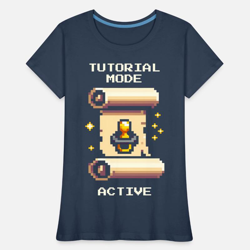 Tutorialmodus aktiv | Eltern im Lernlevel Frauen Premium Bio T-Shirt