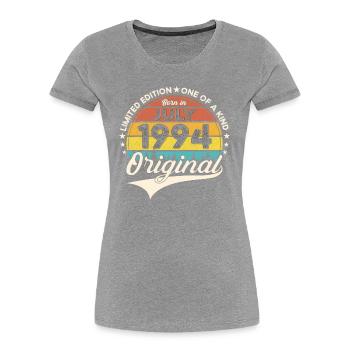 29th Birthday Man Born In July Born 1994 - Women's Premium Organic T-Shirt - navy - Front - Mia (176cm)