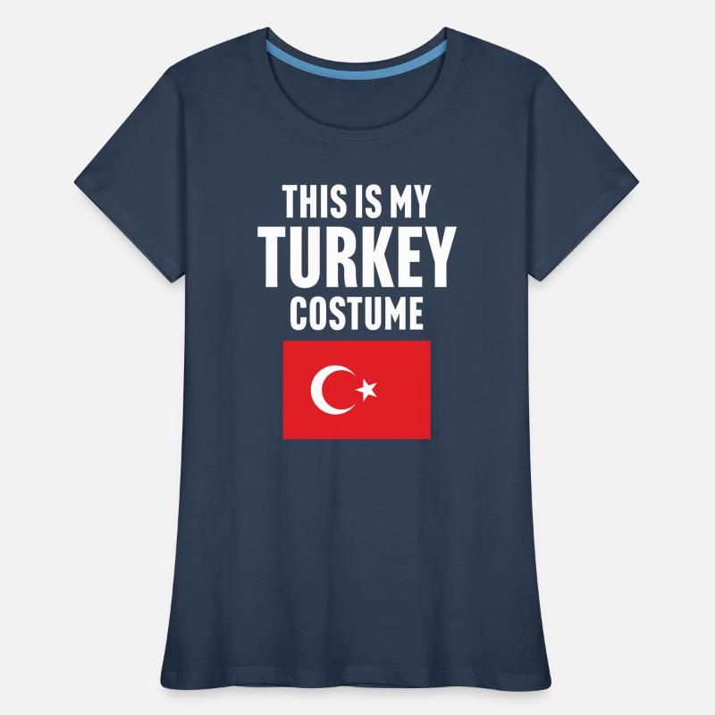 C’est mon costume de dinde T-shirt bio Premium Femme