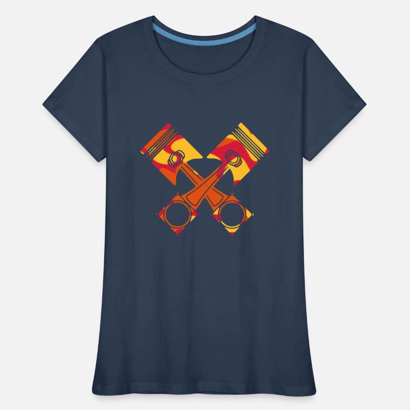 PISTON / FORCER / ENGINE / ENGINE CAMO / CAMOUFLAGE Women's Premium Organic T-Shirt