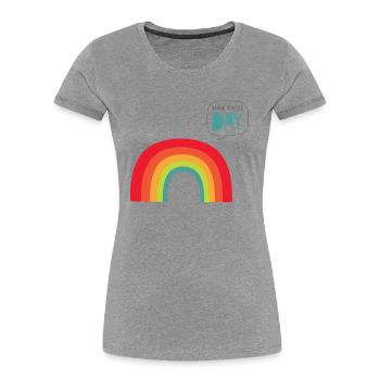 rainbow - T-shirt bio Premium Femme - bleu marine - Devant - Mia (176cm)