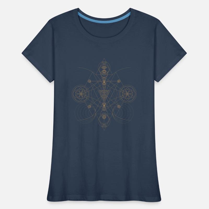 Conception de points abstraits T-shirt bio Premium Femme