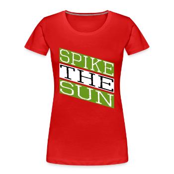 geek beach volleyball skills - Frauen Premium Bio T-Shirt - Navy - Vorne - Mia (176cm)