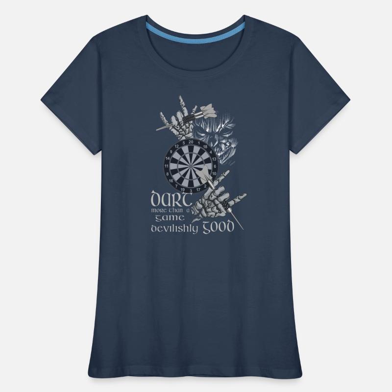 Dart Design devilishly good, Dart devilishly good, Women's Premium Organic T-Shirt