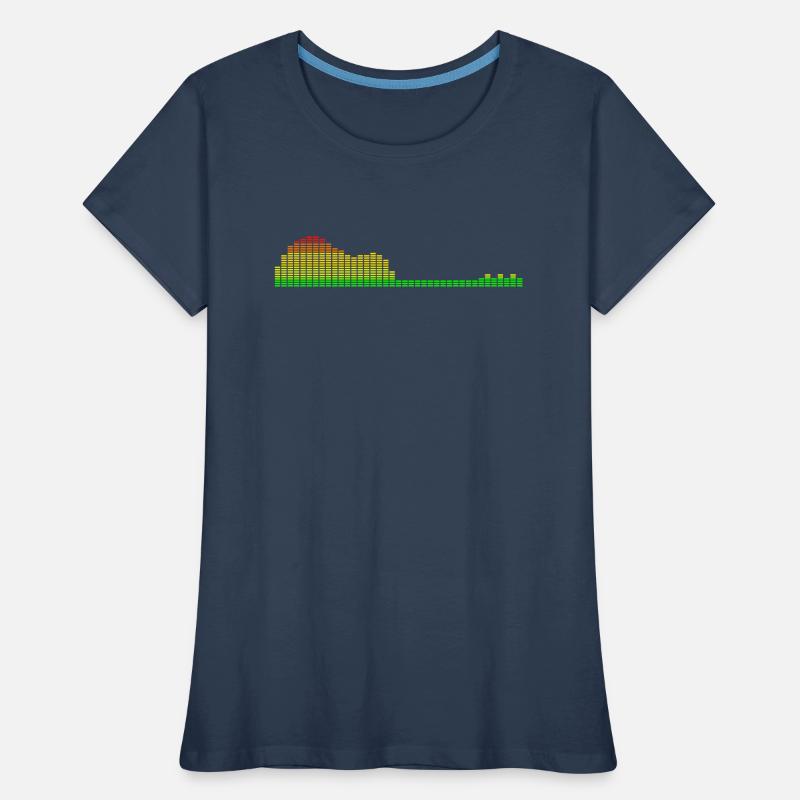 Gitarren-Shape-Equalizer Frauen Premium Bio T-Shirt