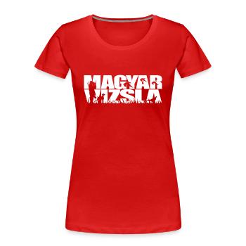 MAGYAR VIZSLA Hunting Dogs Hunting Dog Hunter Wilsigns - Women's Premium Organic T-Shirt - navy - Front - Mia (176cm)