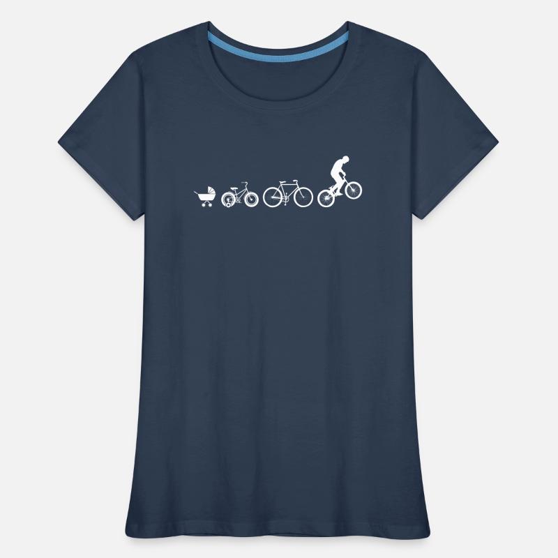 Trial Evolution Bicycle Trials MTB Frauen Premium Bio T-Shirt