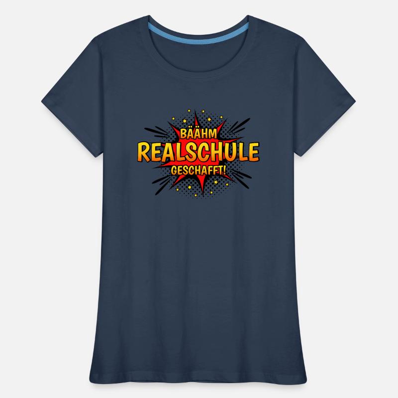 Bäähm Realschule Geschafft Frauen Premium Bio T-Shirt