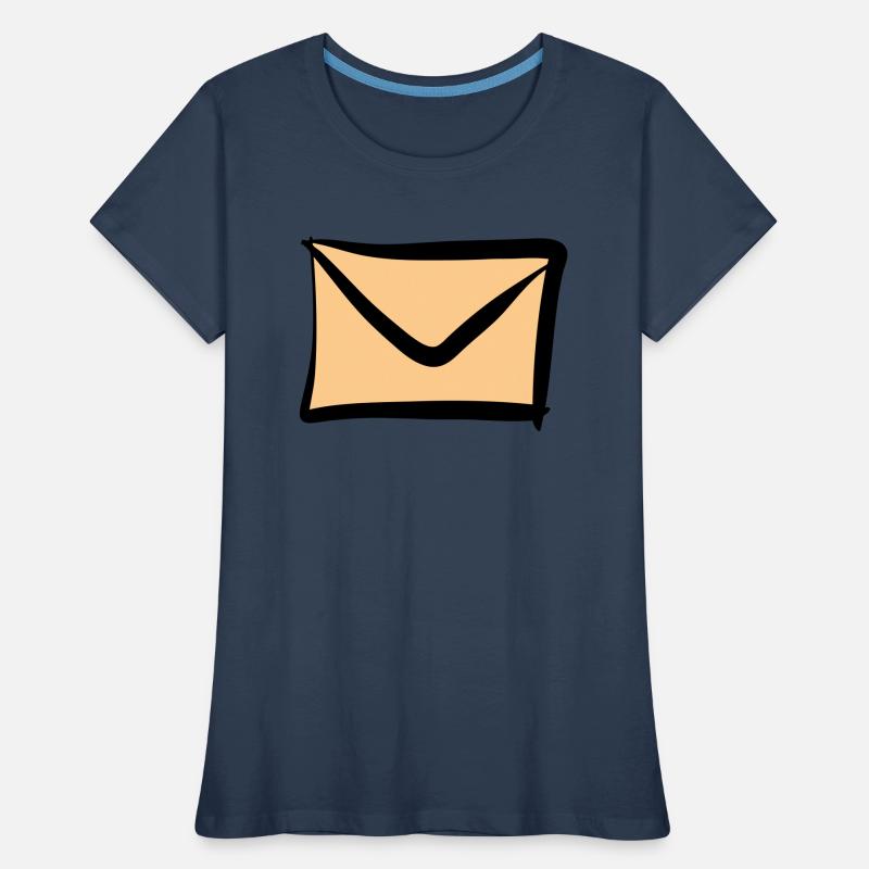 Letter / Envelope icon. Post / E-Mail. Women's Premium Organic T-Shirt