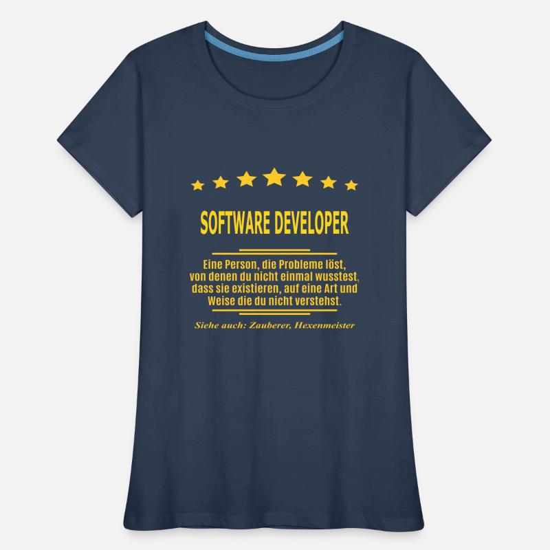 SOFTWARE DEVELOPER Frauen Premium Bio T-Shirt