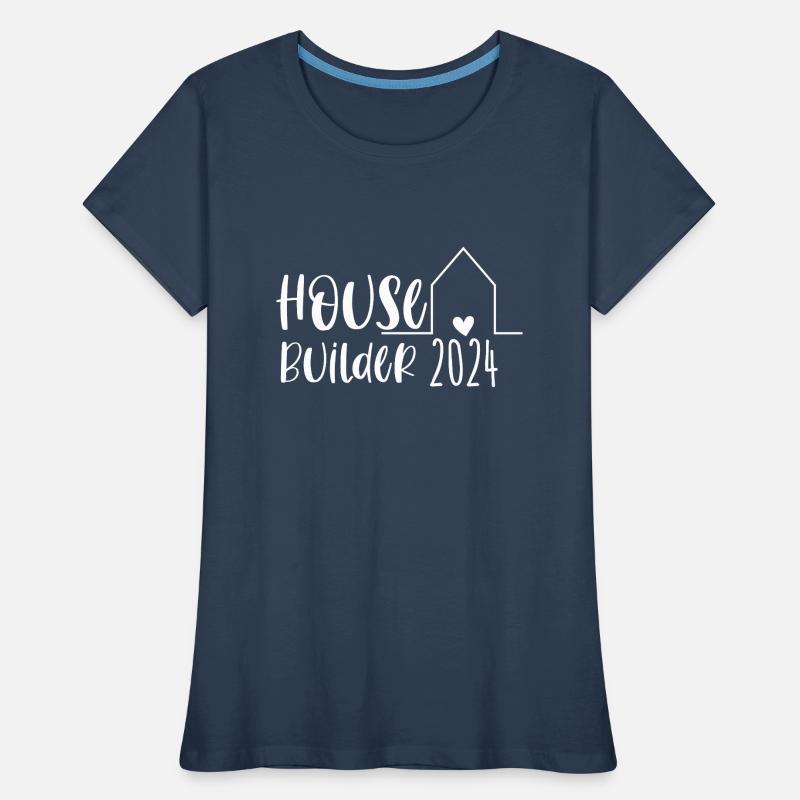 Housebuilder 2024 – Constructeurs Début de la construction de la maison T-shirt bio Premium Femme