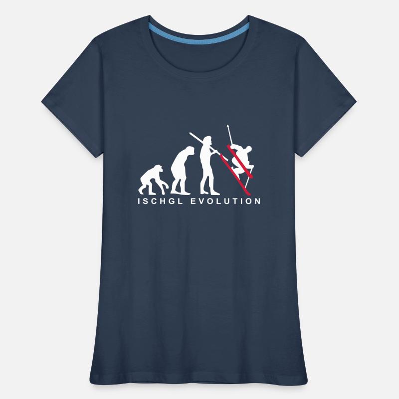 Ischgl Ski Evolution T-shirt bio Premium Femme