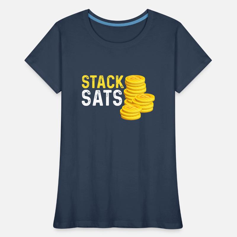 Stack sats Women's Premium Organic T-Shirt