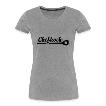 Cuisinier - T-shirt bio Premium Femme - bleu marine - Devant - Mia (176cm)