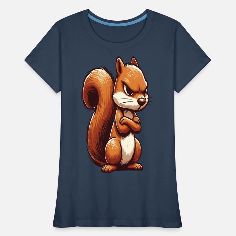 Eichhörnchen Eichhorn Eichhörnchenliebhaber Nager Frauen Premium Bio T-Shirt